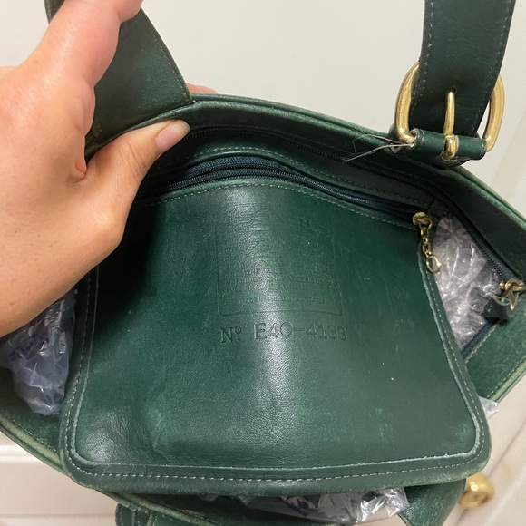Vintage Coach Waverly Soho tote bag hunter green - Picture 11 of 16